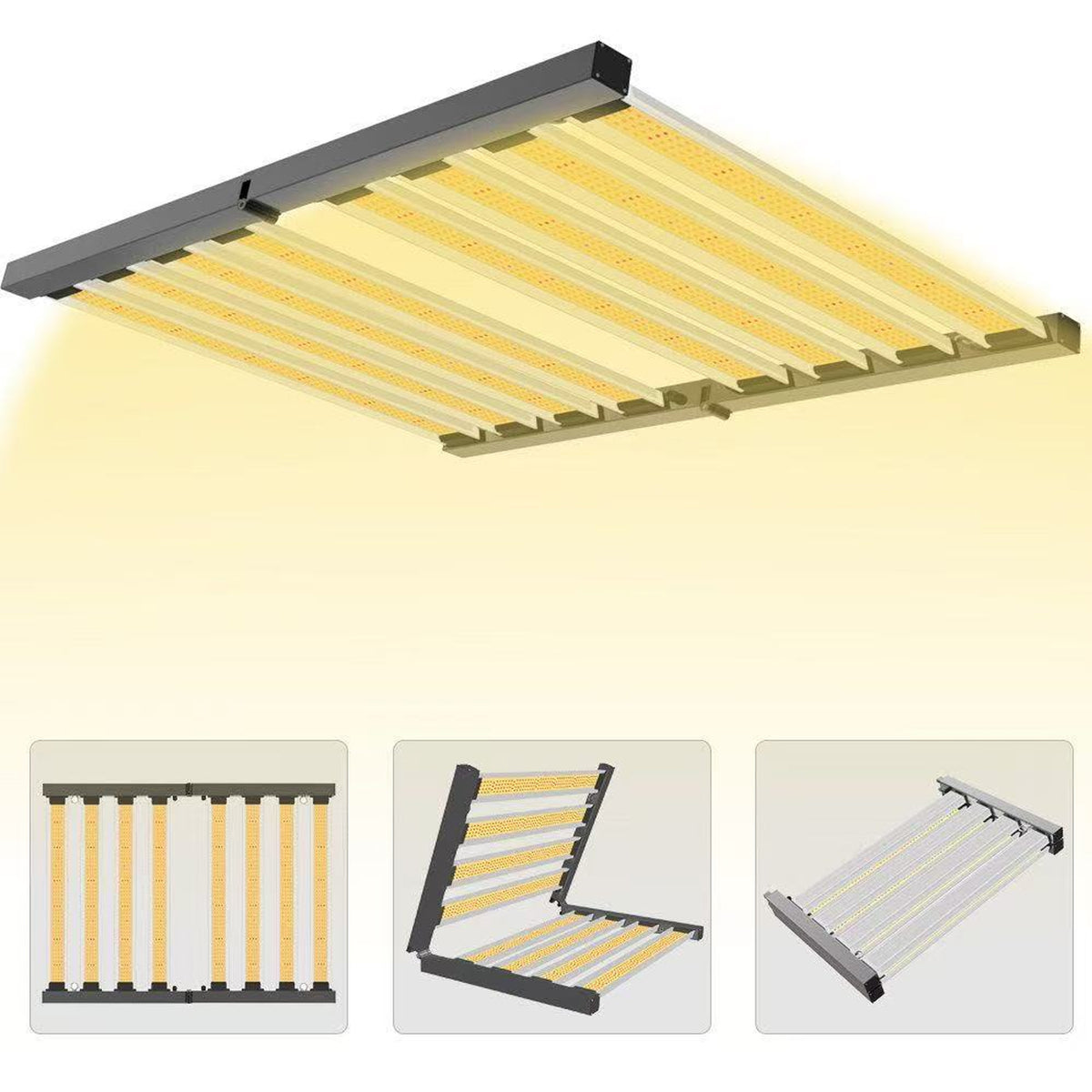 Full-spectrum supplemental plant grow light