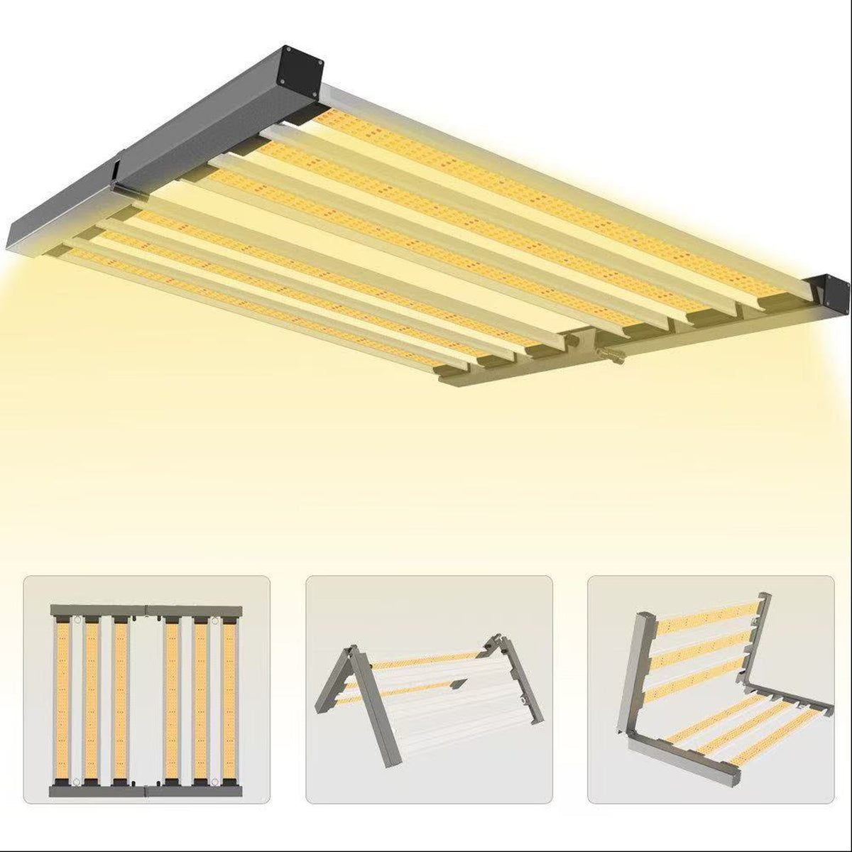 Full-spectrum supplemental plant grow light